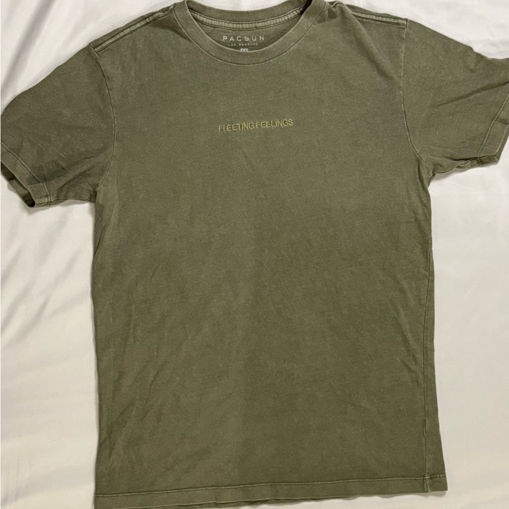 PacSun Fleeting Feelings Khaki Men's Tee